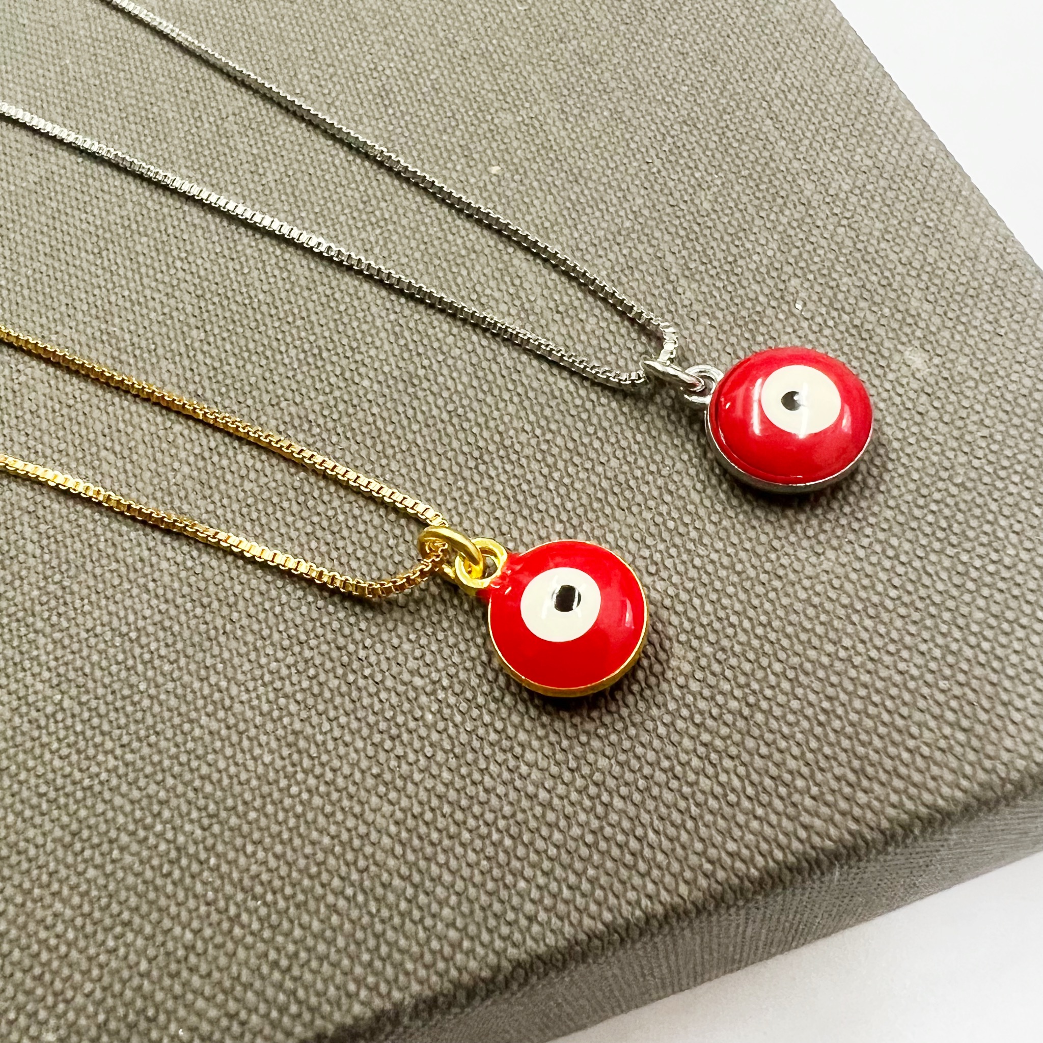 Red eye deals necklace